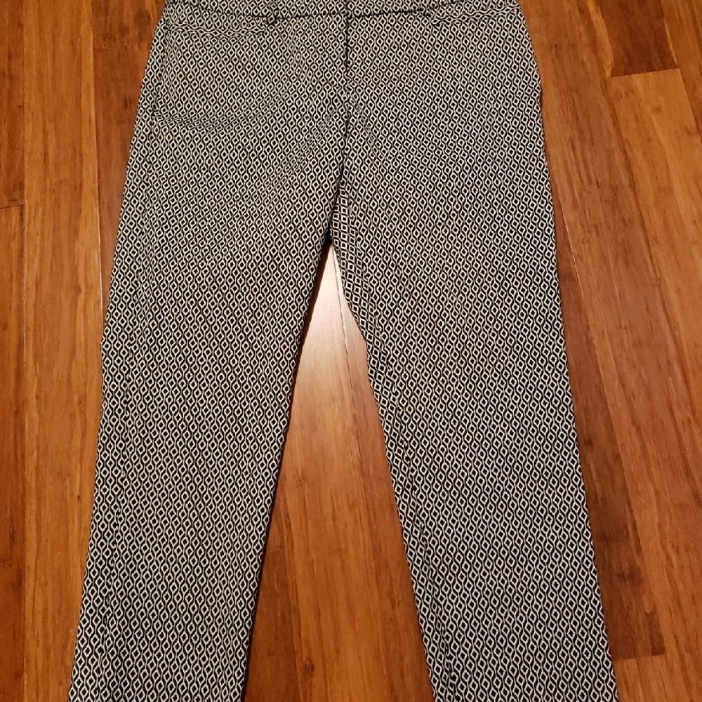 Black and white ankle pants - Size 13